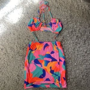 Tiger Mist Murphy Dress: rainbow